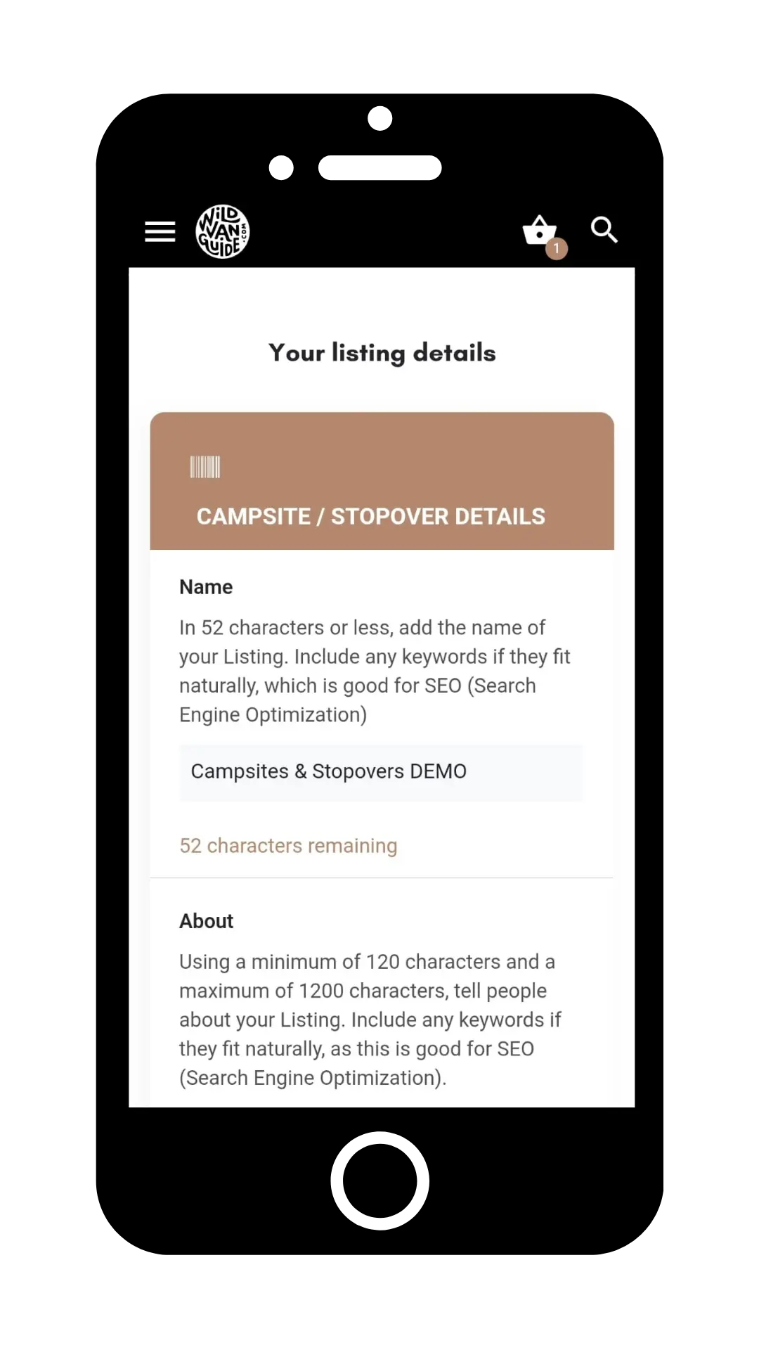 Build Listing